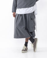 Polyester Cargo Skirt - Grey