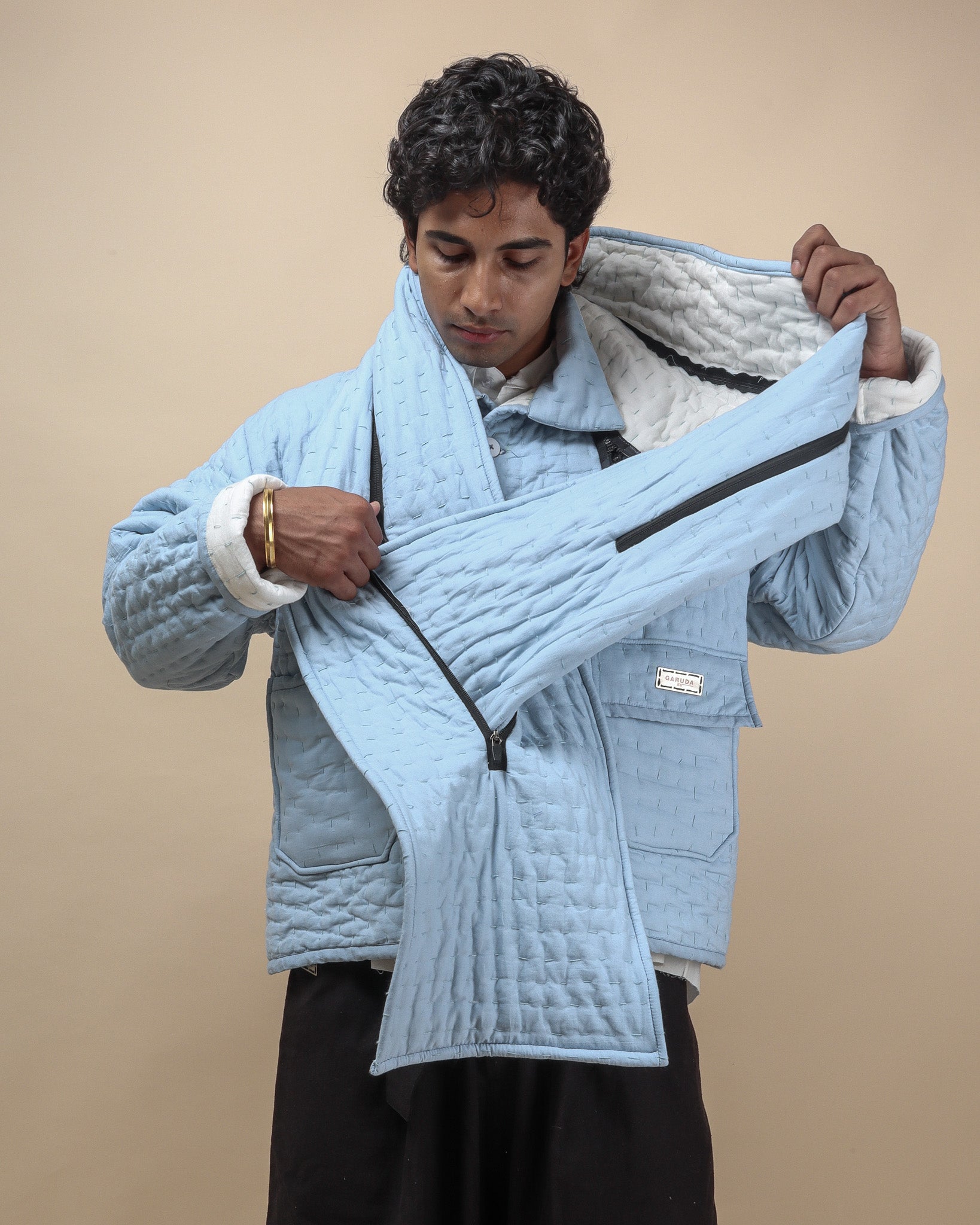 Quilted Kantha Jacket