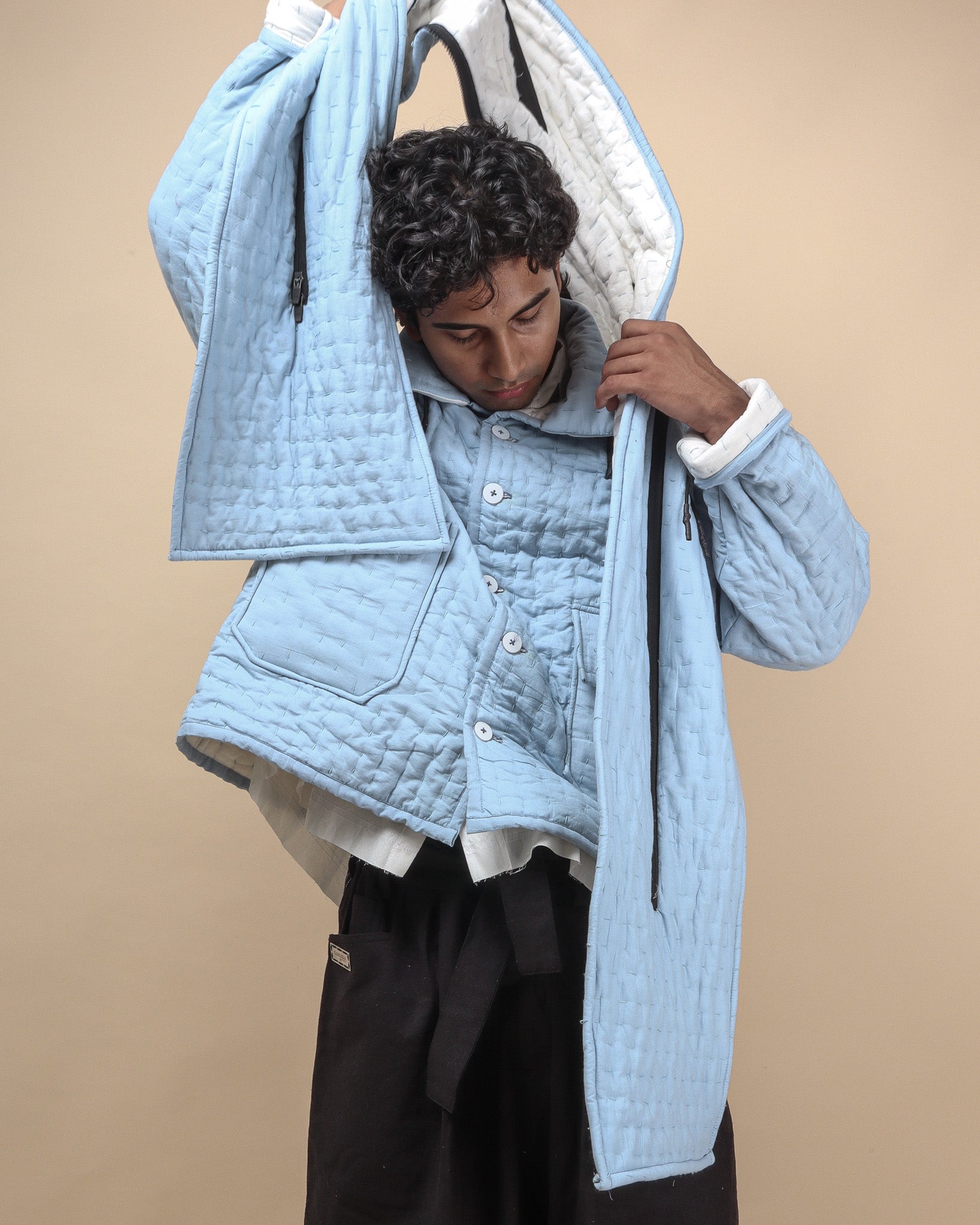 Quilted Kantha Jacket