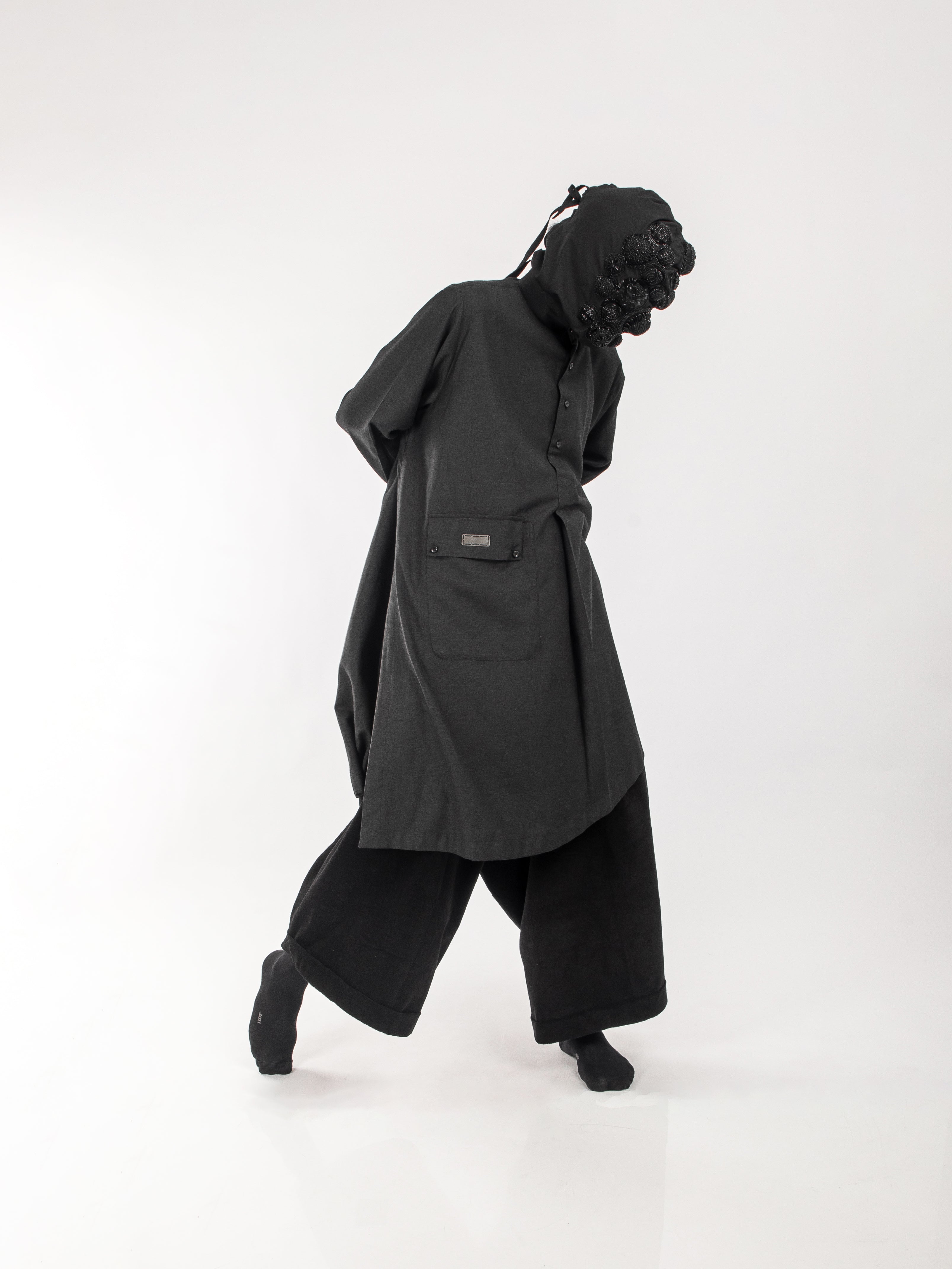 CORDUROY DROP CROTCH TROUSER