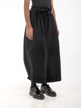 CORDUROY DROP CROTCH TROUSER