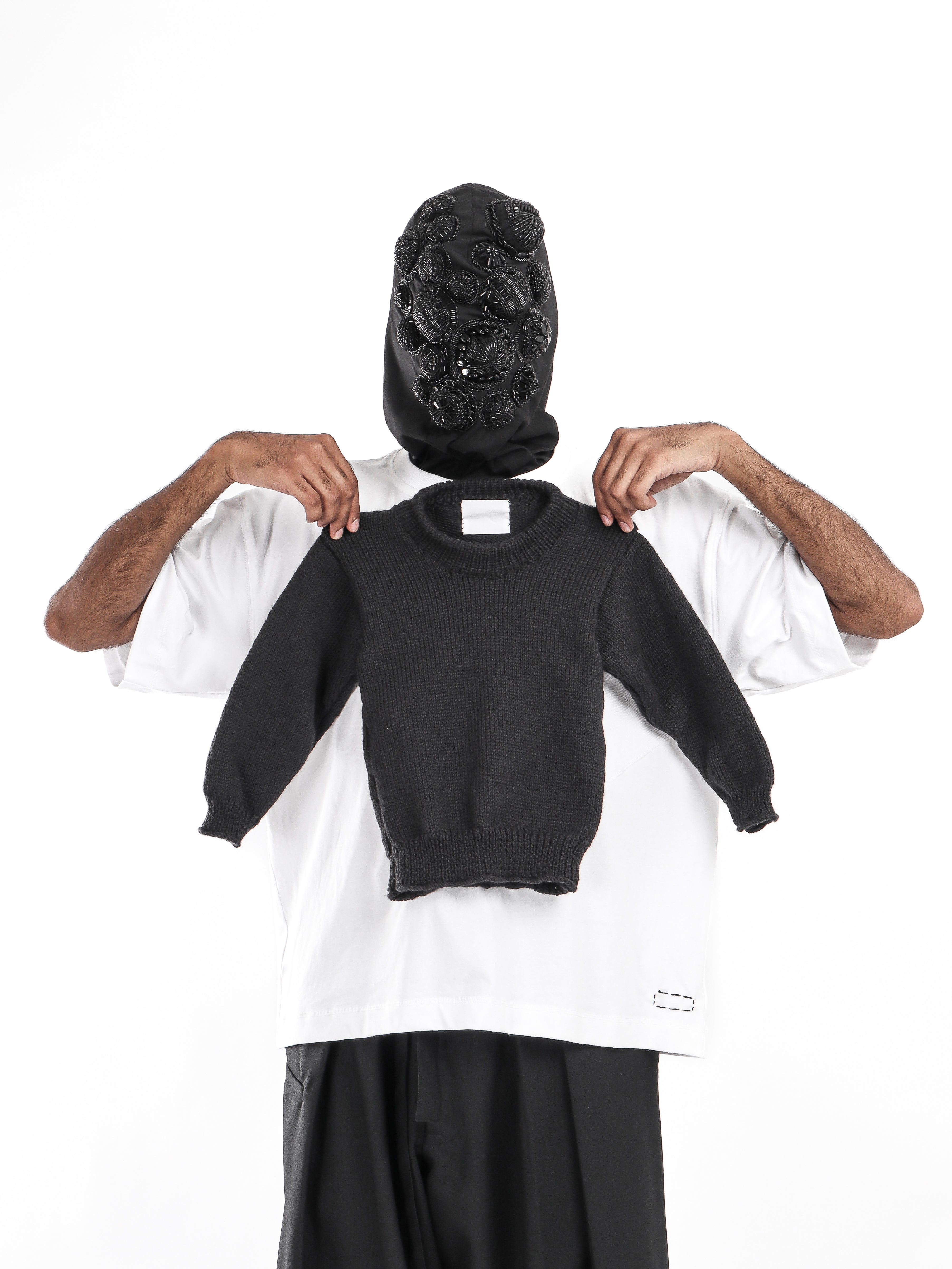 BABY SWEATER SCARF BEANIE THING