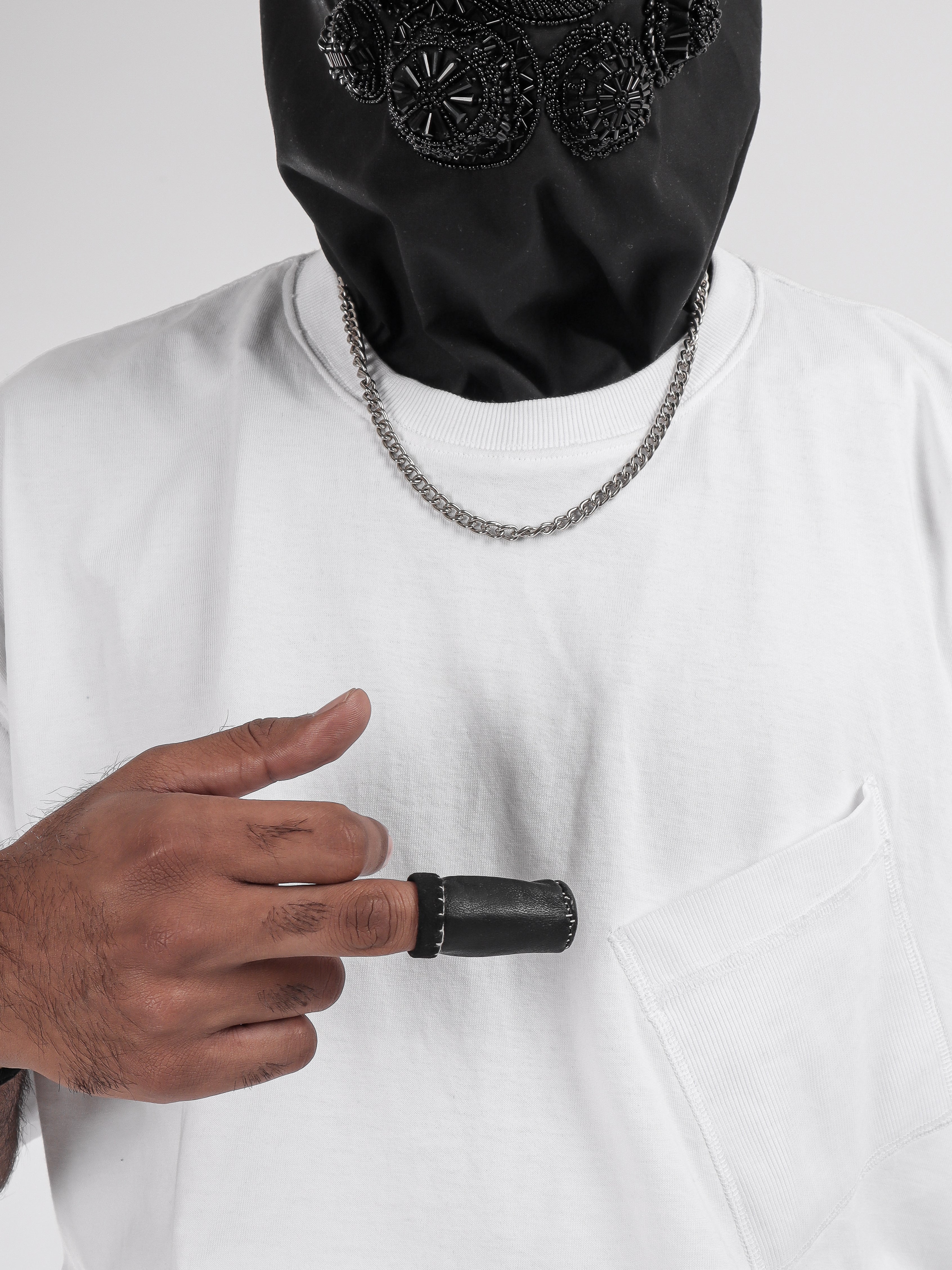 LEATHER THIMBLE PENDANT