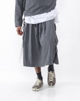 Polyester Cargo Skirt - Grey - GARUDA