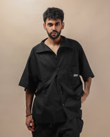 Poplin Villain Collar - Black - GARUDA