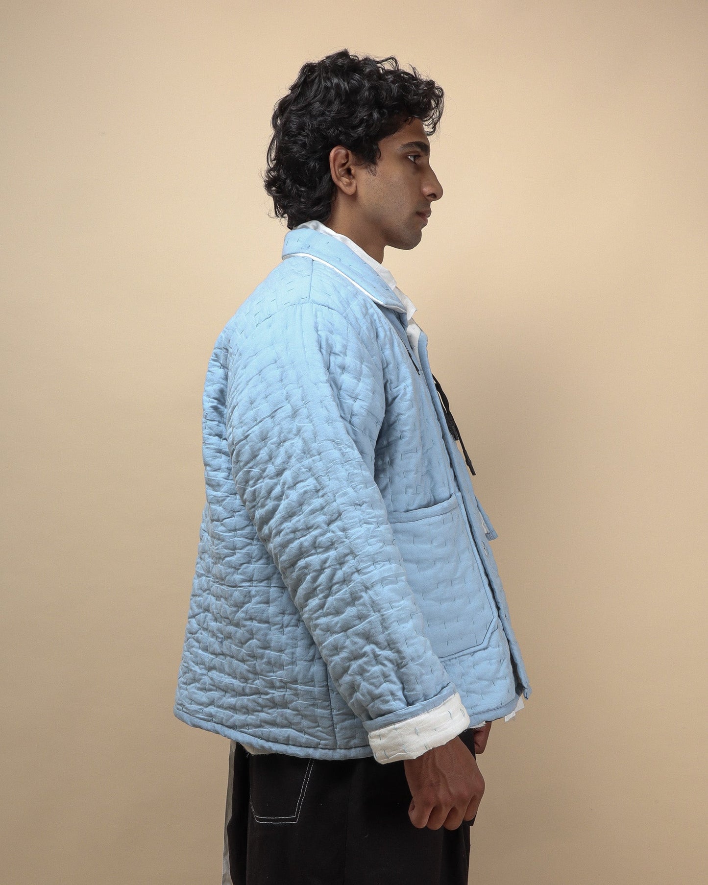 Quilted Kantha Jacket - GARUDA