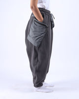 Fleece Cargo Sweatpants - Grey