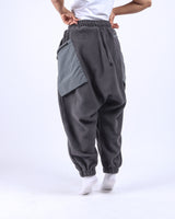 Fleece Cargo Sweatpants - Grey