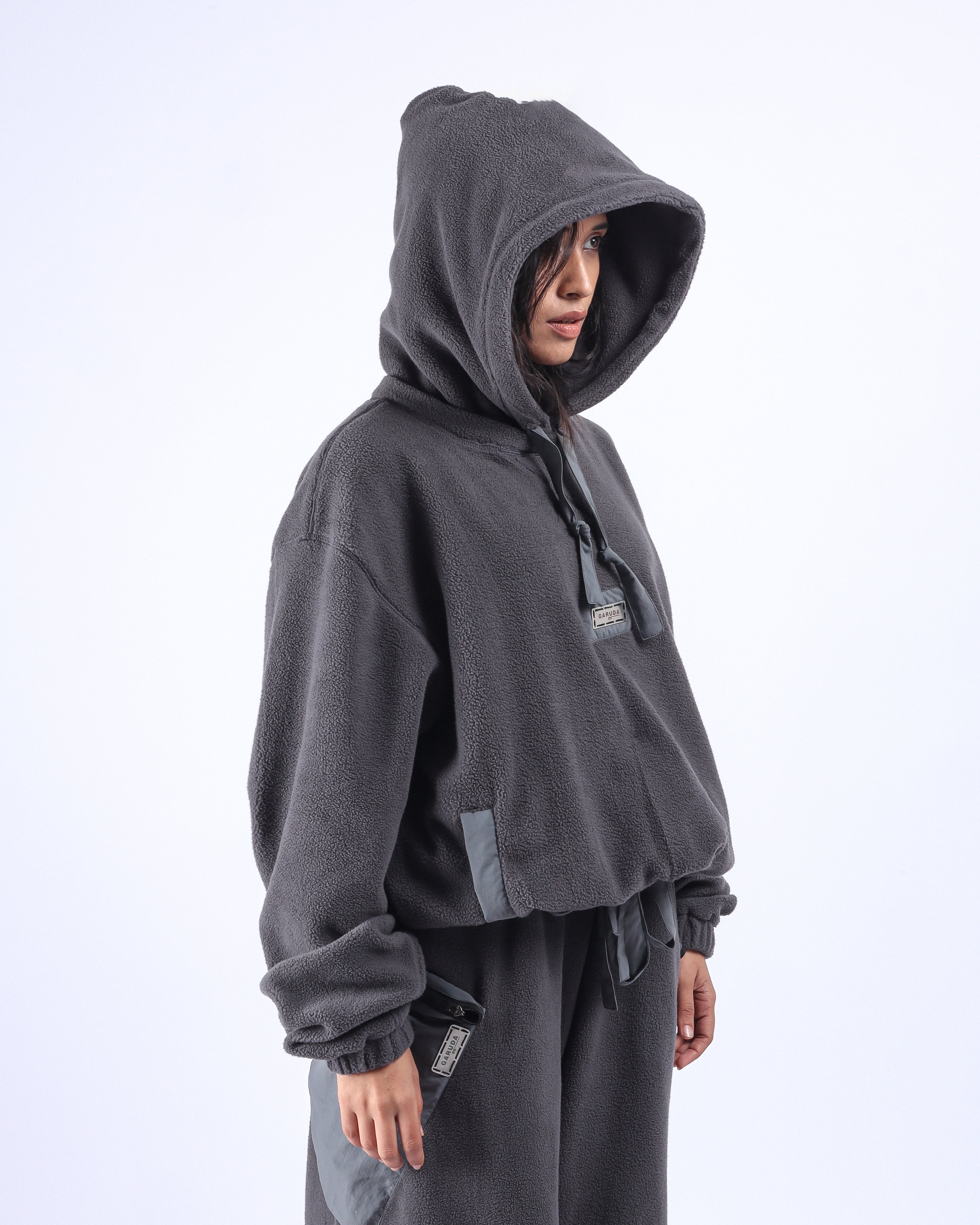 Fleece Hoodie - Grey