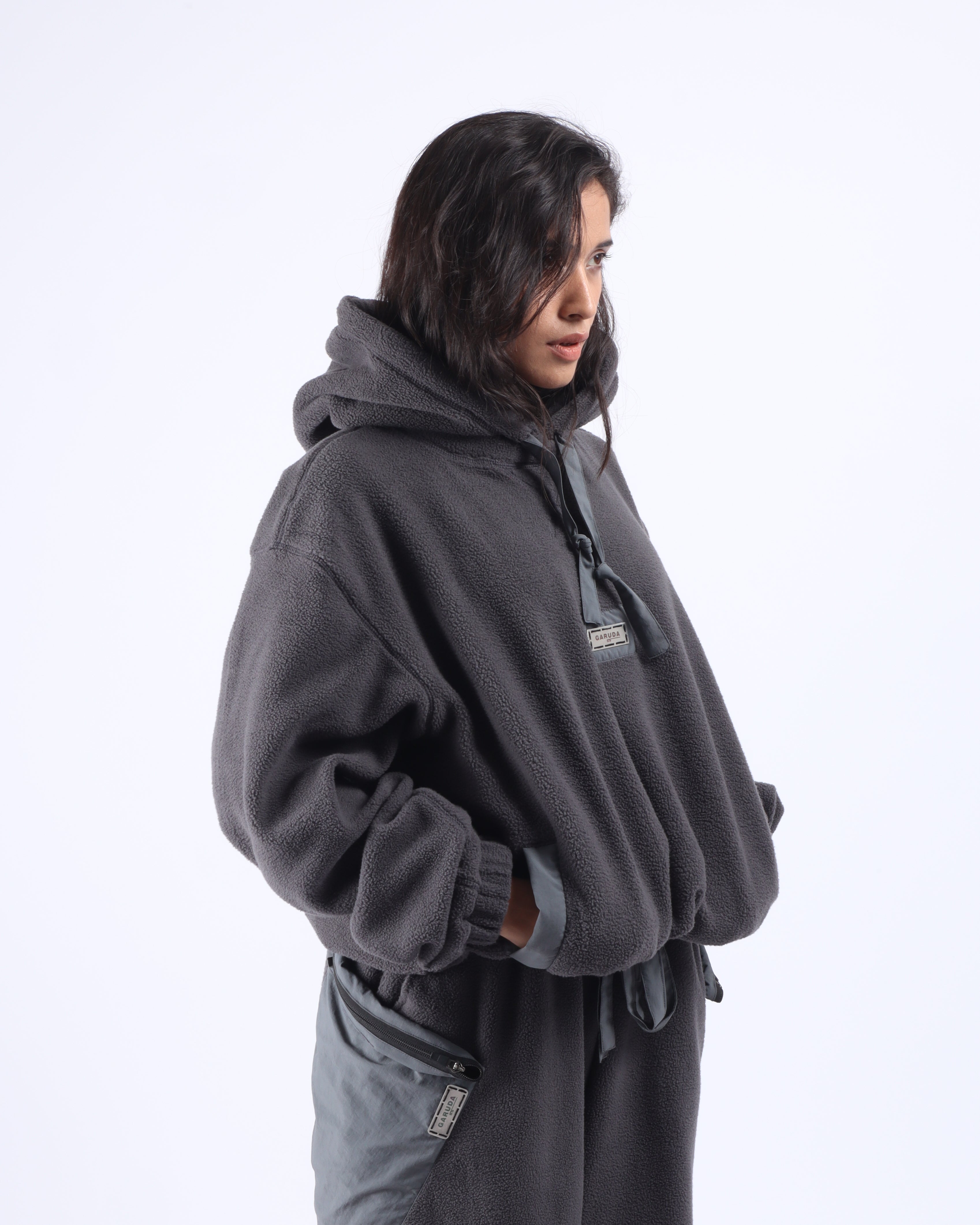 Fleece Hoodie - Grey