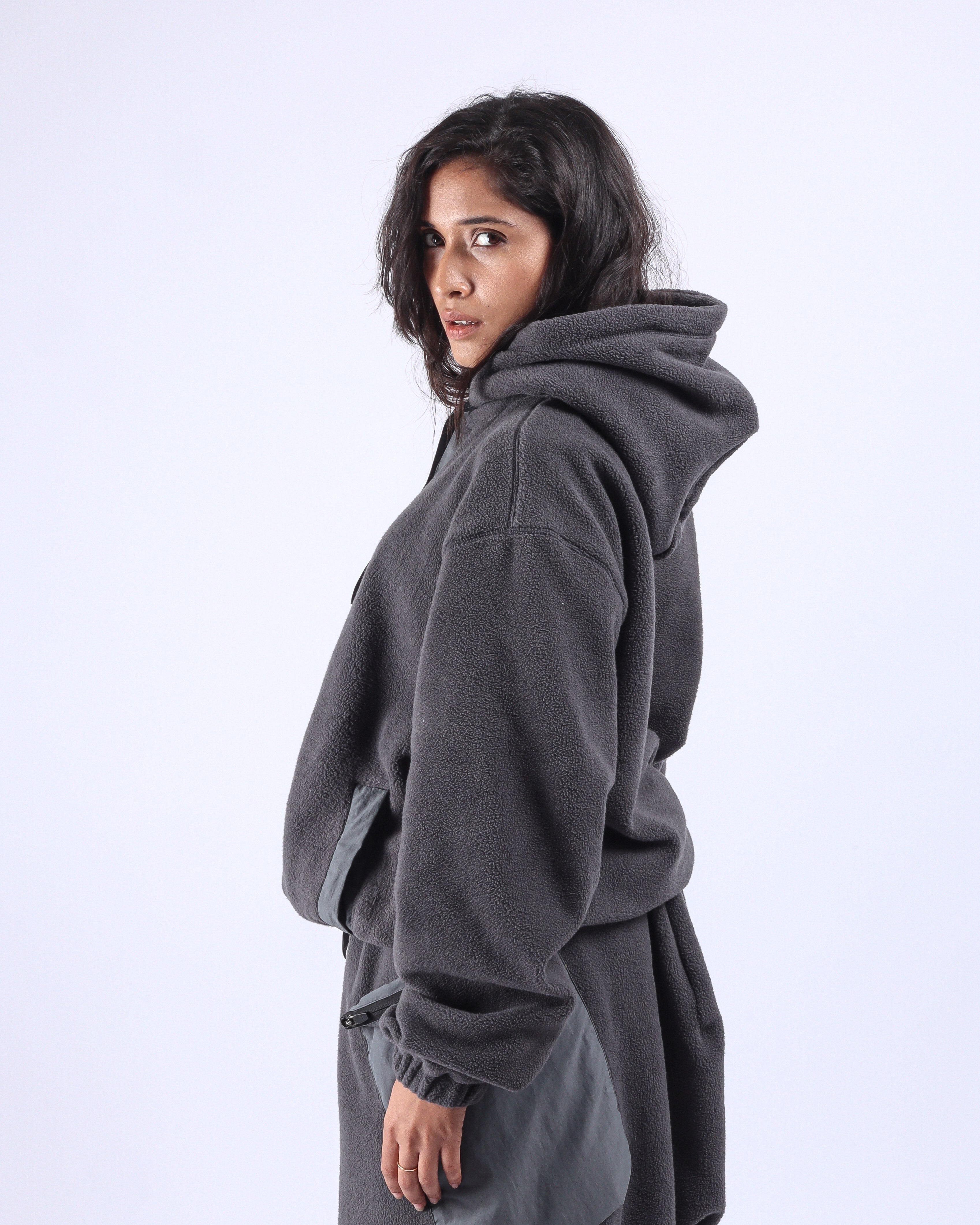 Fleece Hoodie - Grey