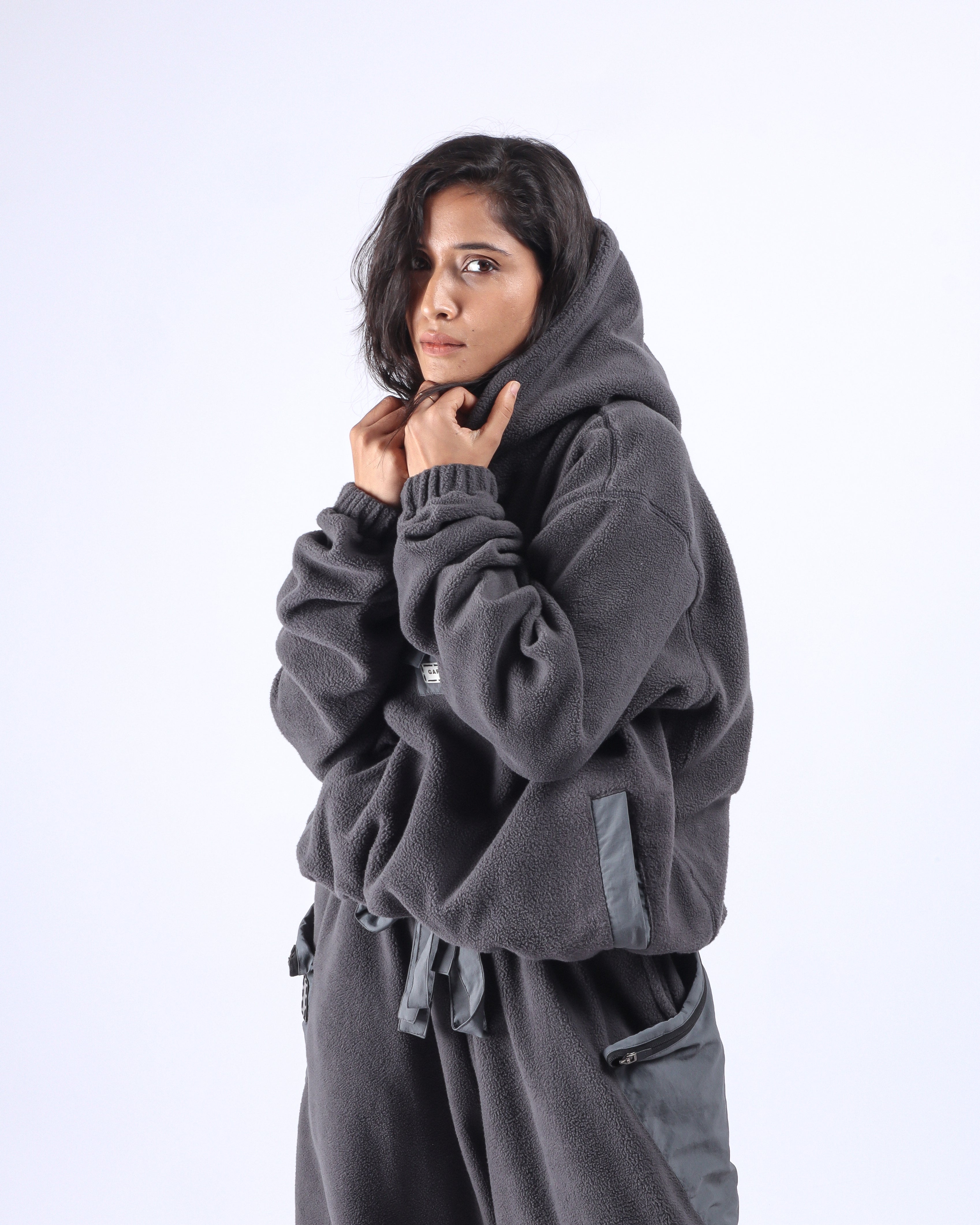 Fleece Hoodie - Grey