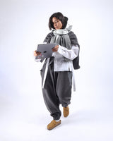 Fleece Cargo Sweatpants - Grey