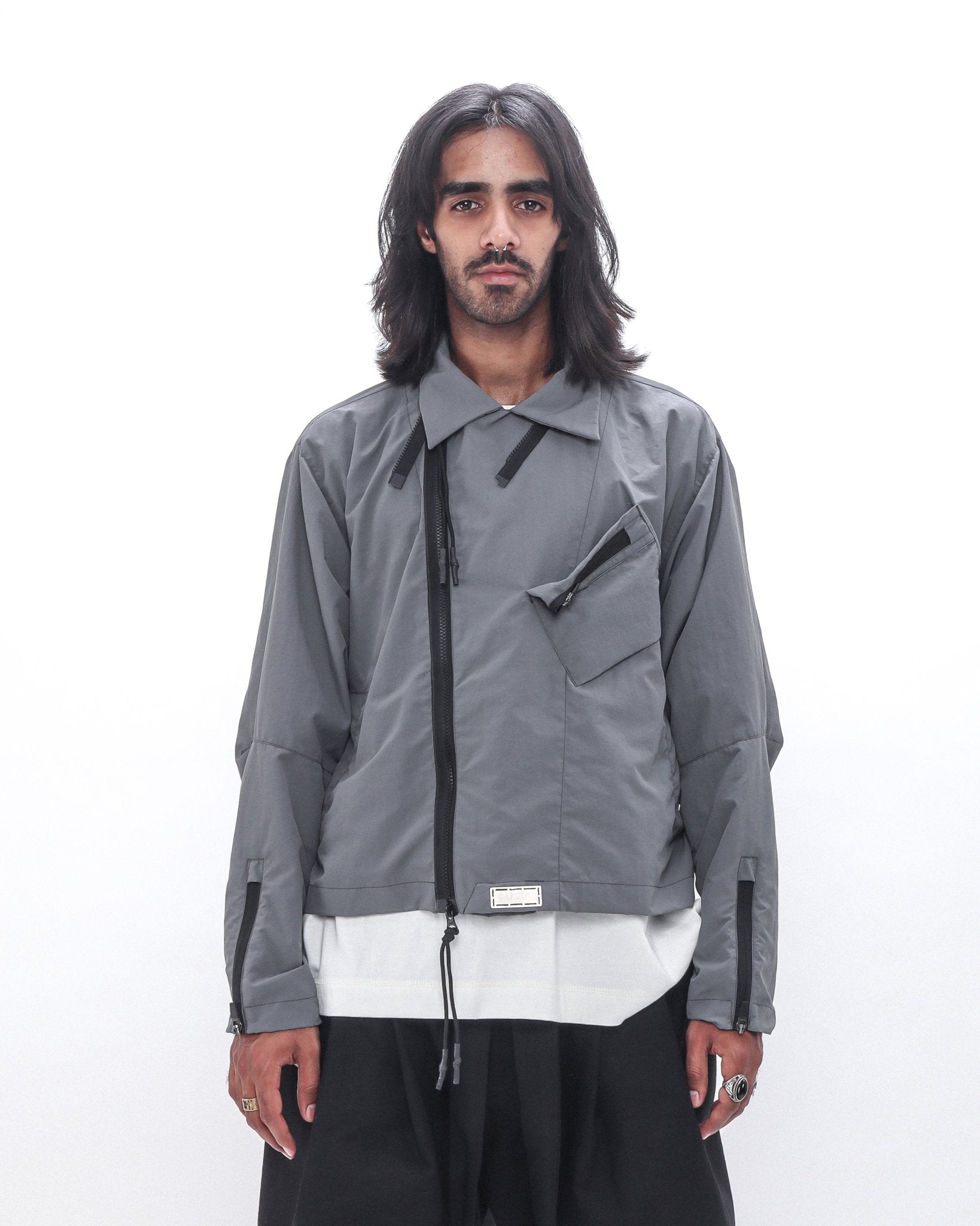 2023 Biker Jacket - V2 (Grey) - GARUDA