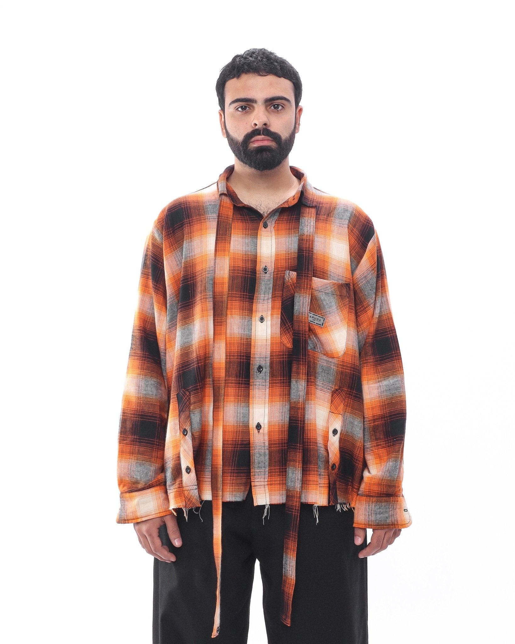 2023 Shirt V2 - Orange Flannel - GARUDA