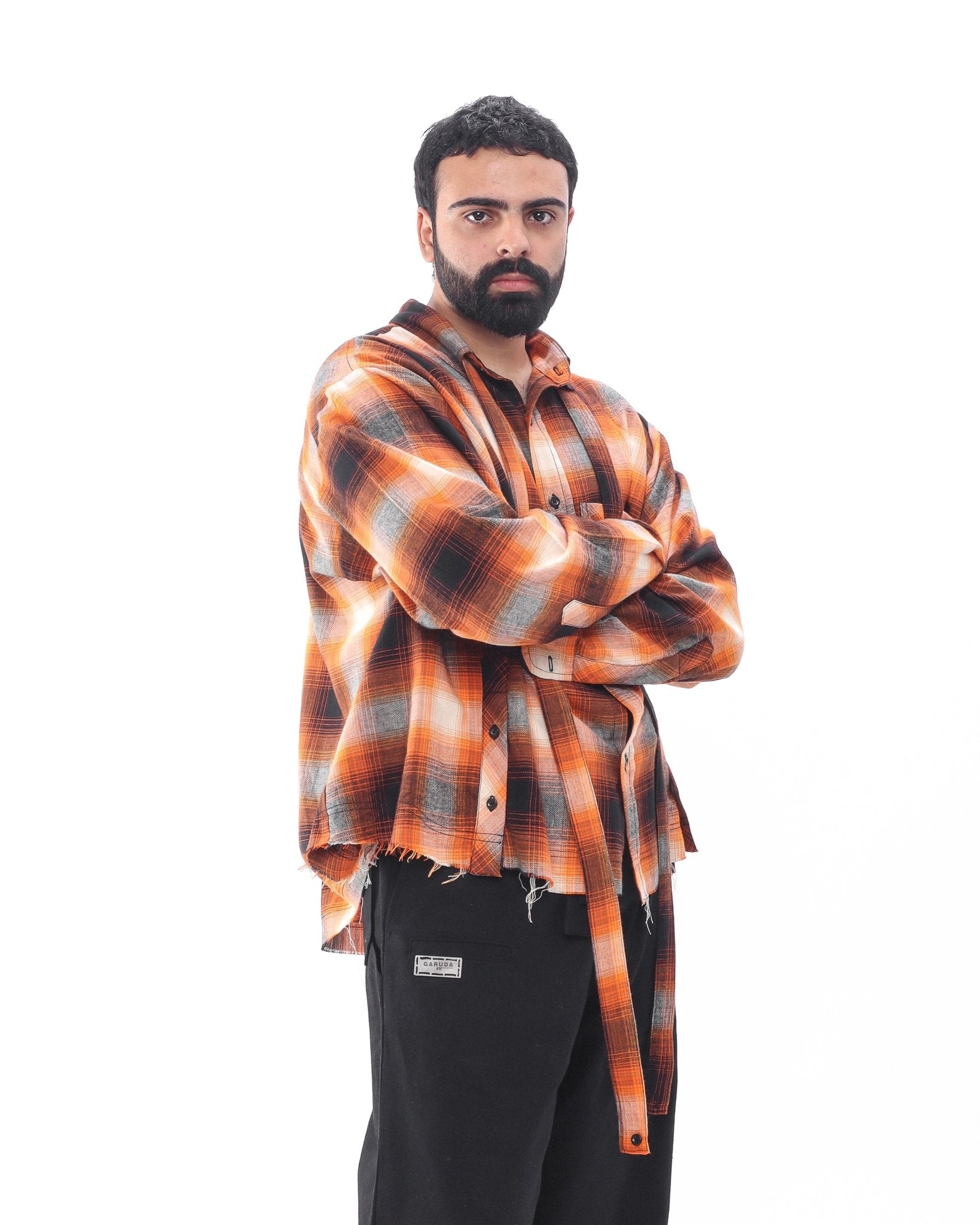 2023 Shirt V2 - Orange Flannel - GARUDA