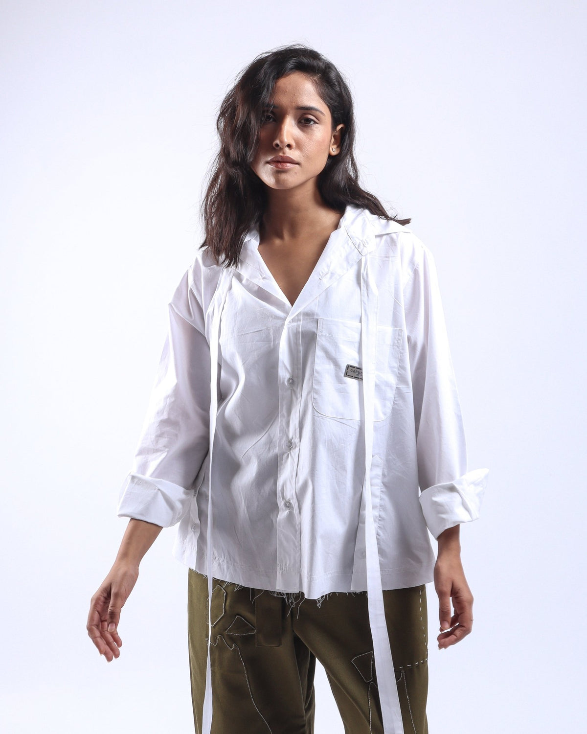 2023 Shirt V2 - White Poplin - GARUDA
