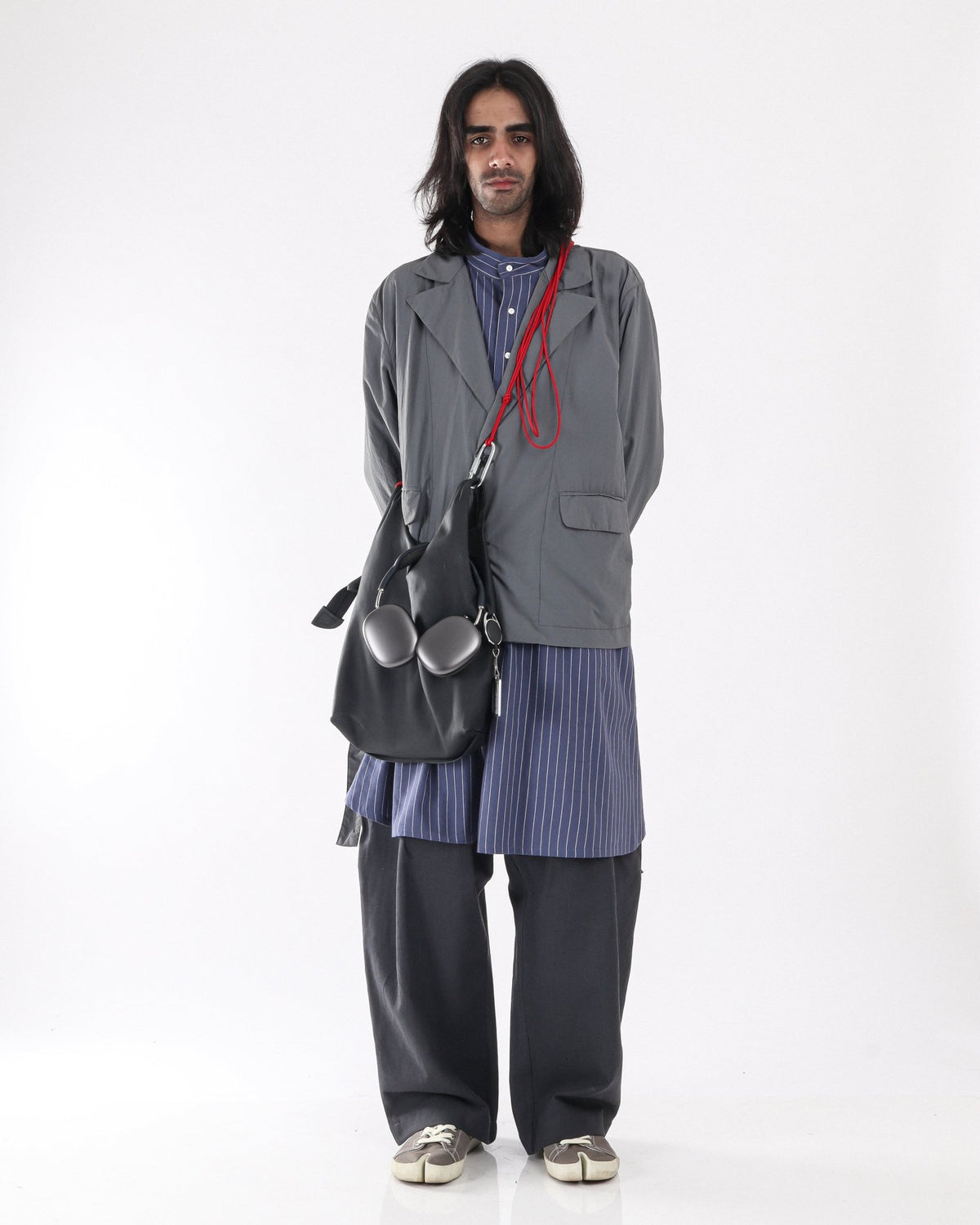 290g Polyester Blazer - Grey - GARUDA