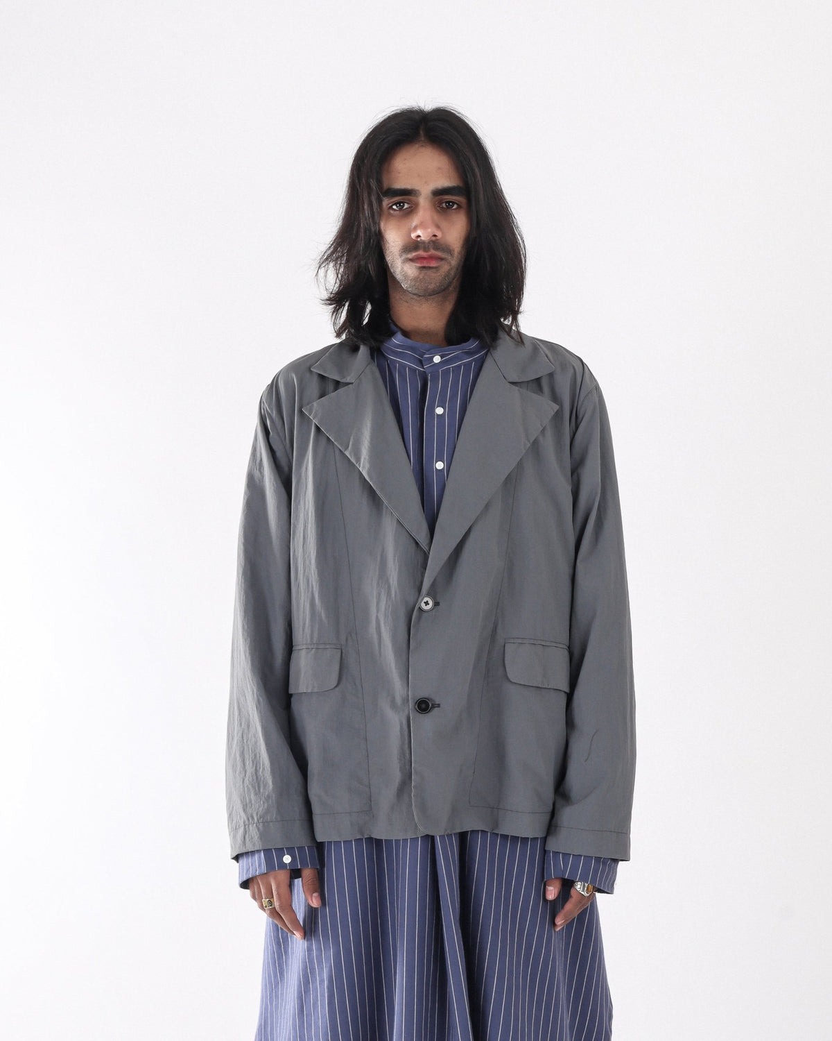 290g Polyester Blazer - Grey - GARUDA