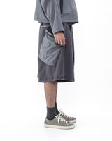 Fleece Cargo Sweatshorts - Grey