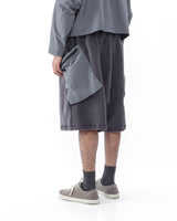 Fleece Cargo Sweatshorts - Grey