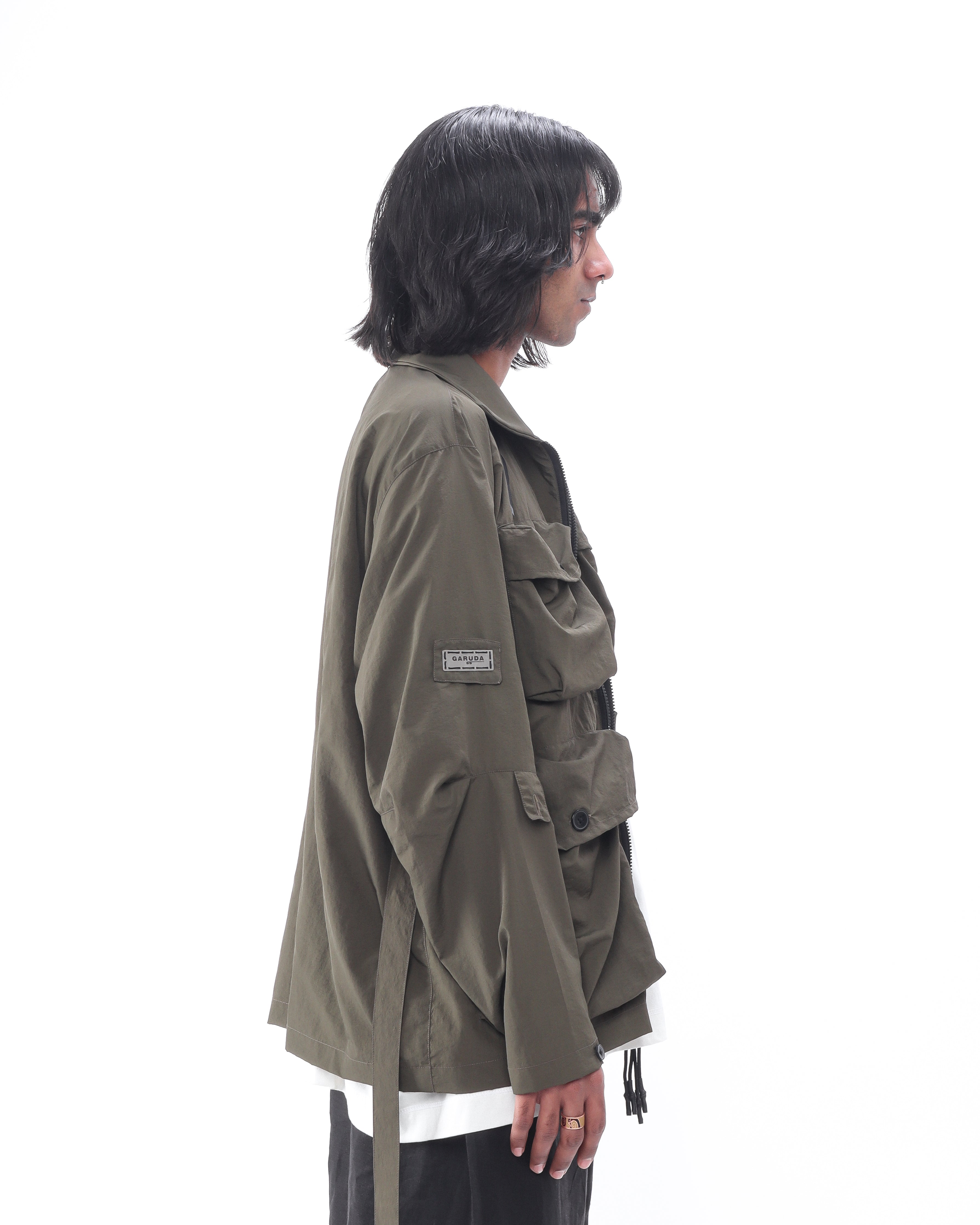 Polyester Field Jacket - Olive