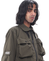 Polyester Field Jacket - Olive