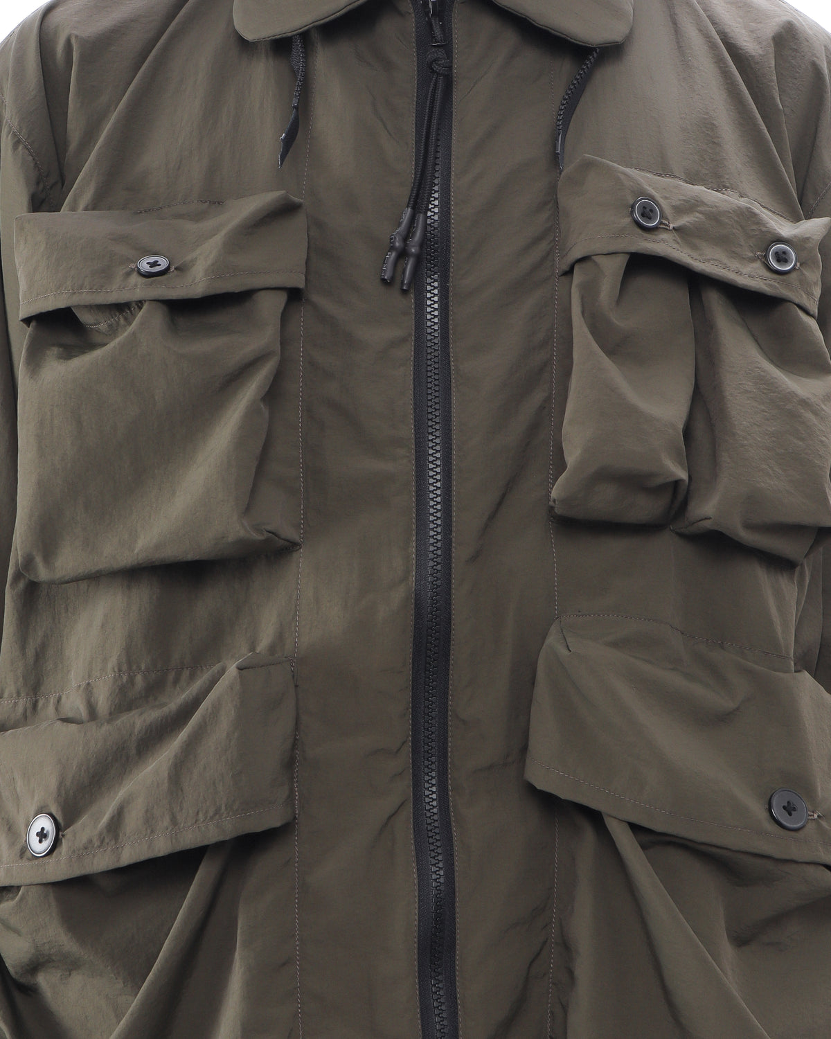 Polyester Field Jacket - Olive