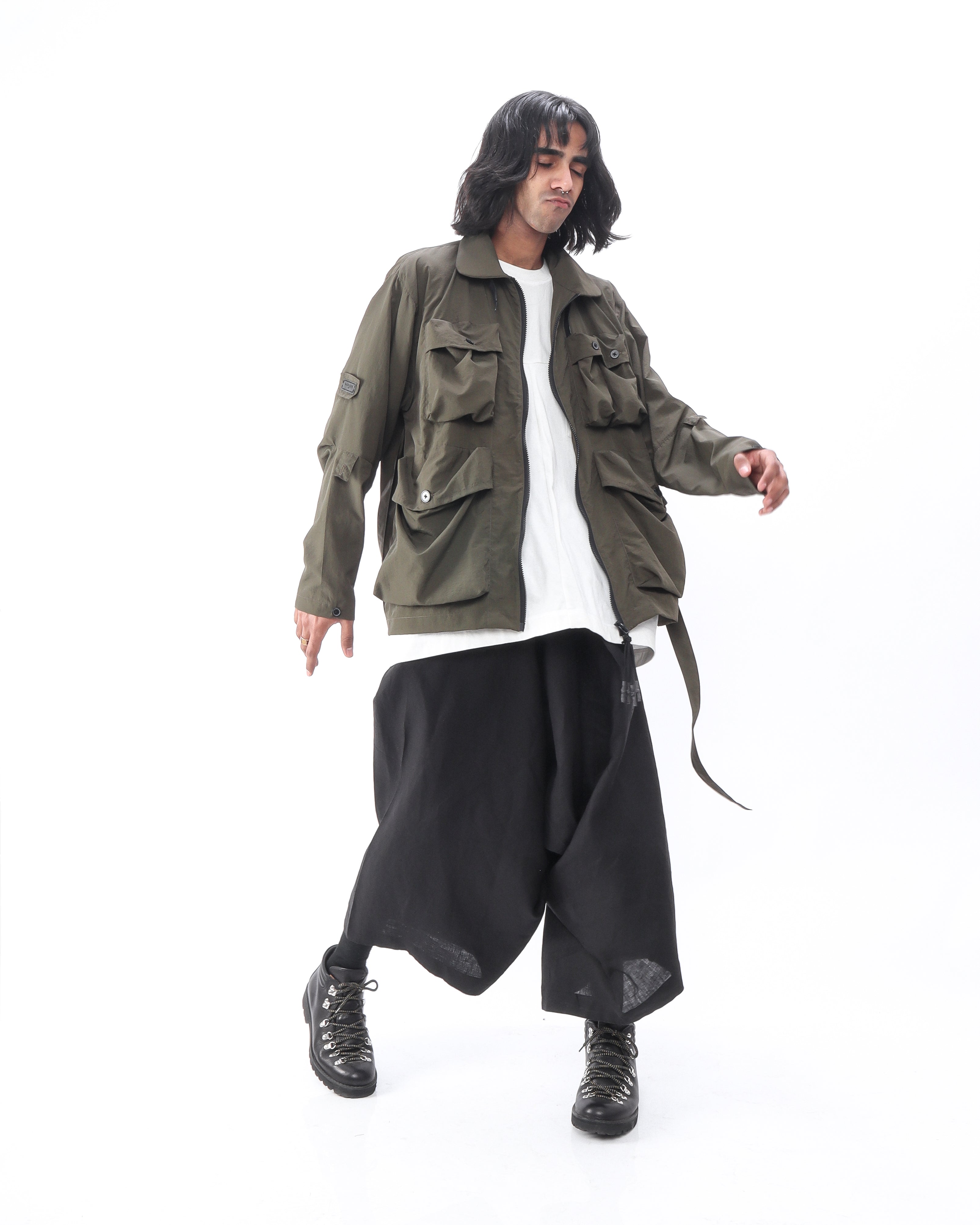 Polyester Field Jacket - Olive