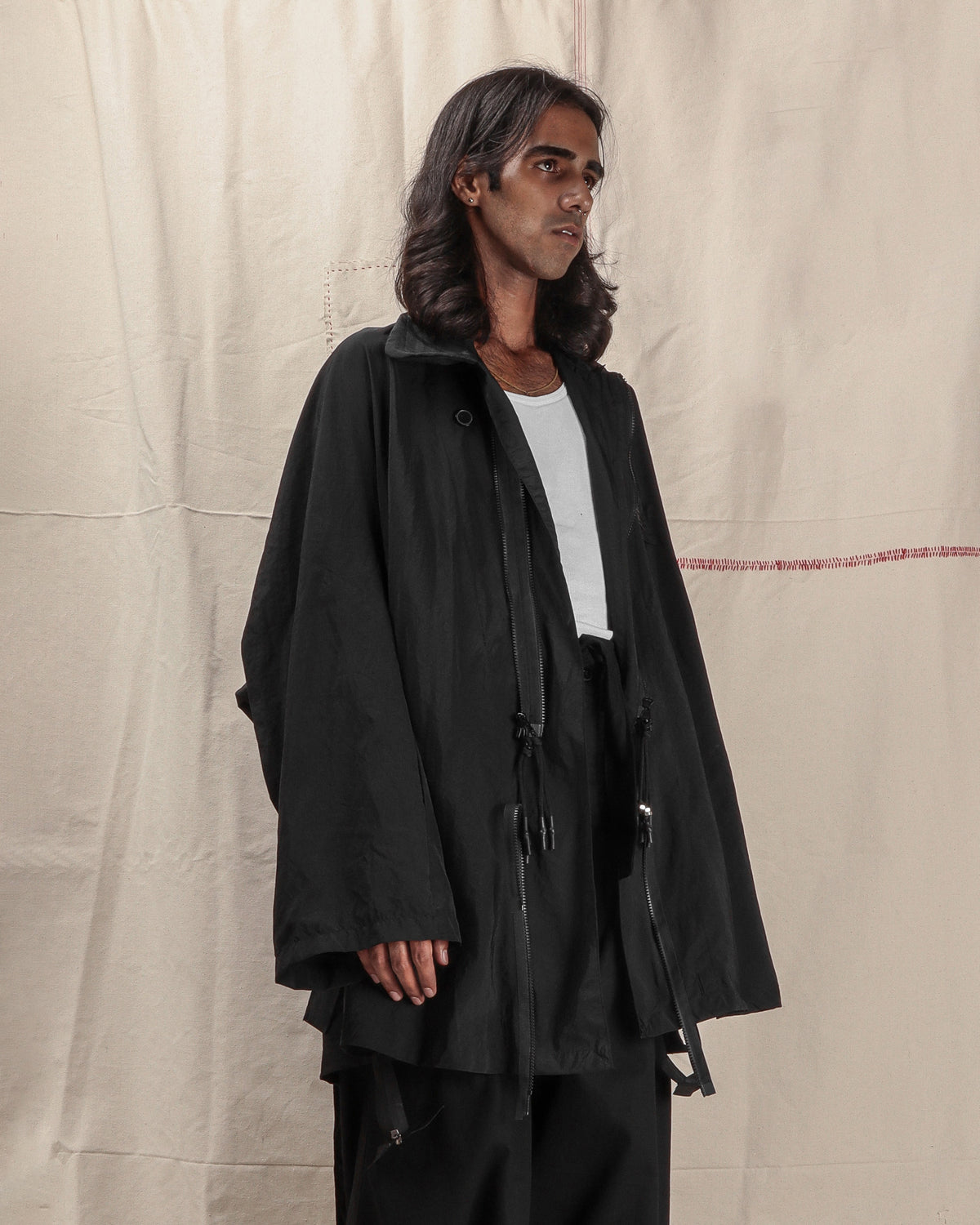 CONVERTIBLE ZIPPER COAT