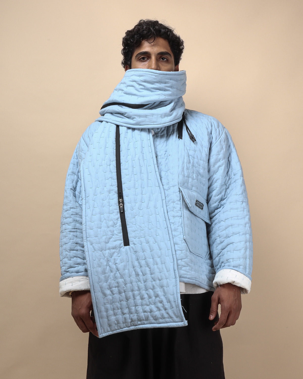 Quilted Kantha Jacket