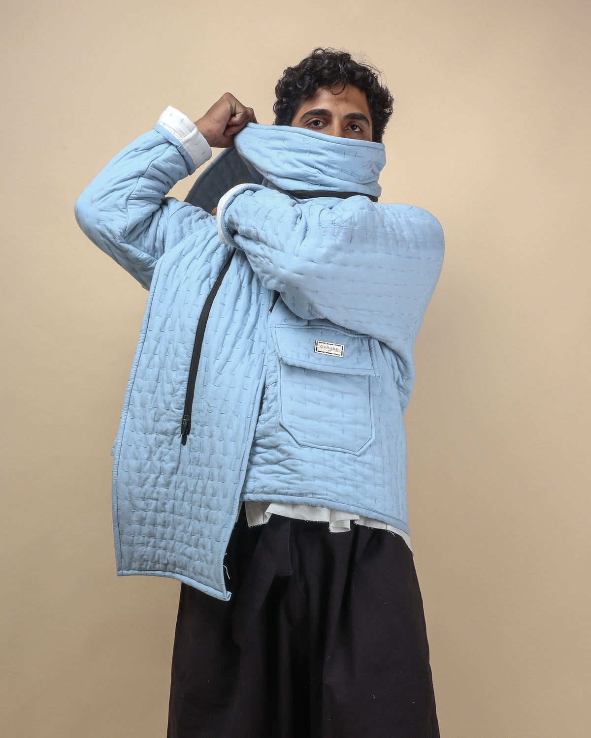 Quilted Kantha Jacket