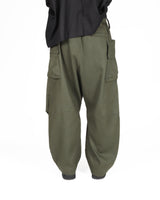 Cotton Cargo Pants - Olive