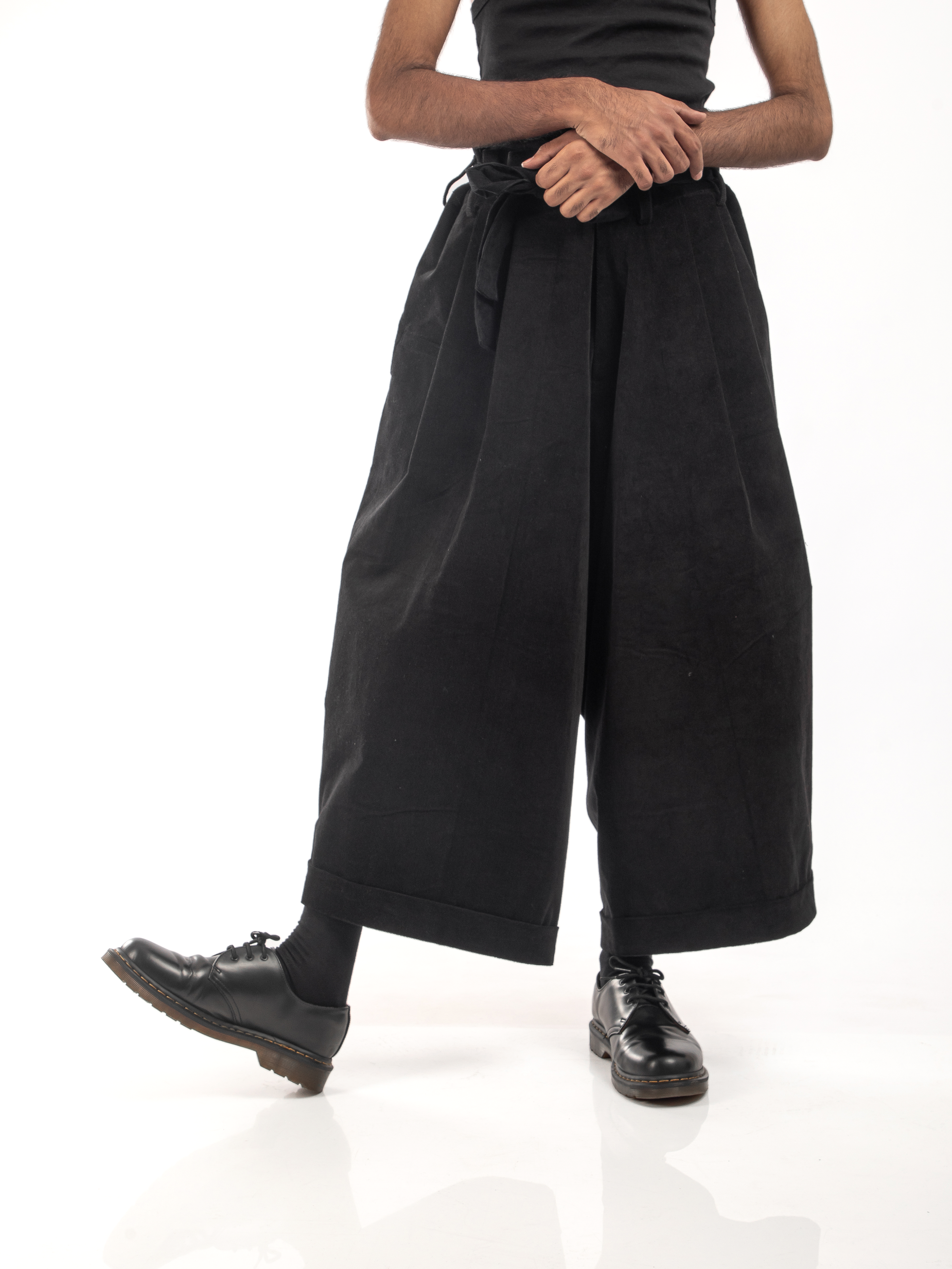 CORDUROY DROP CROTCH TROUSER