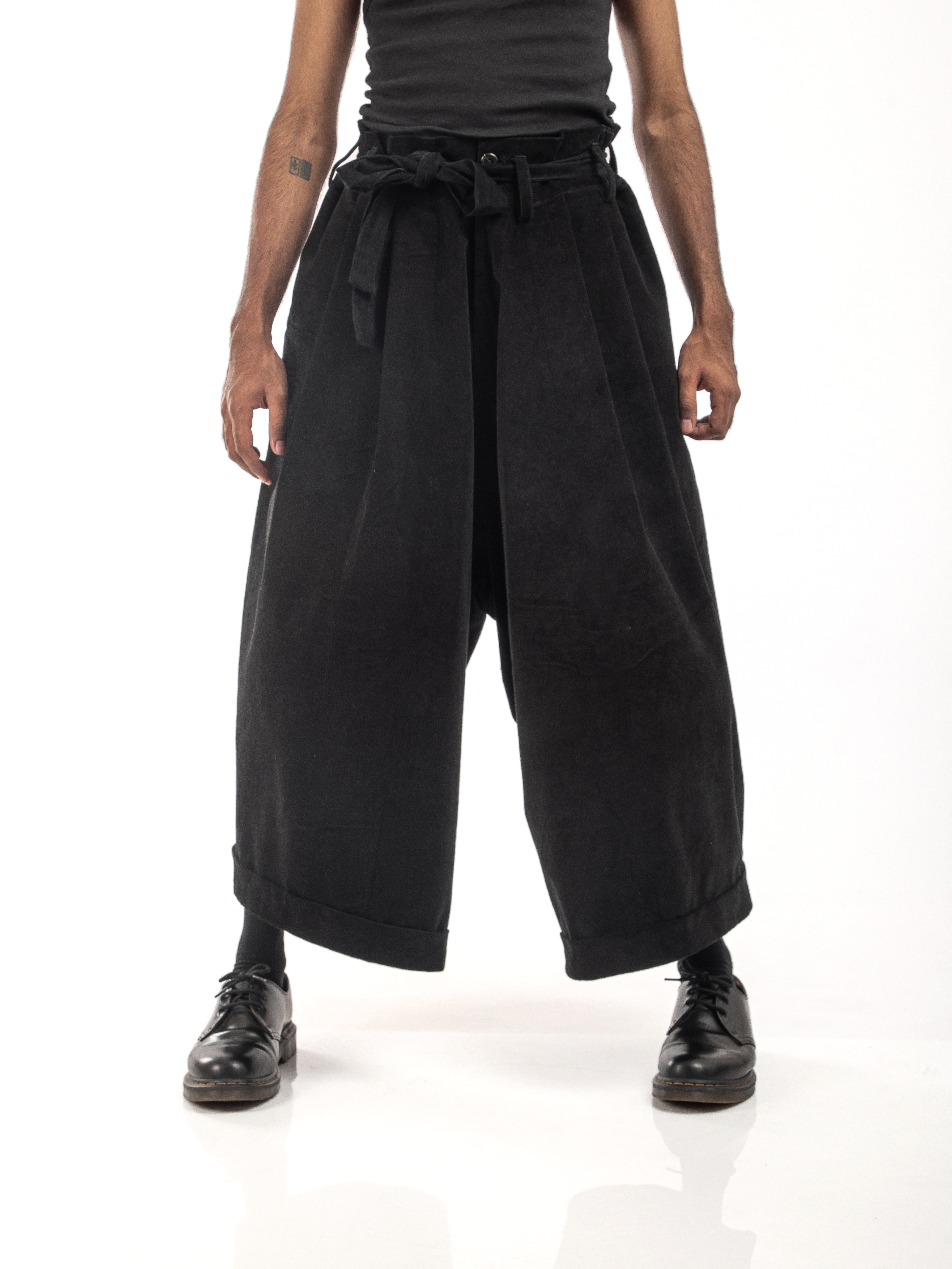 CORDUROY DROP CROTCH TROUSER