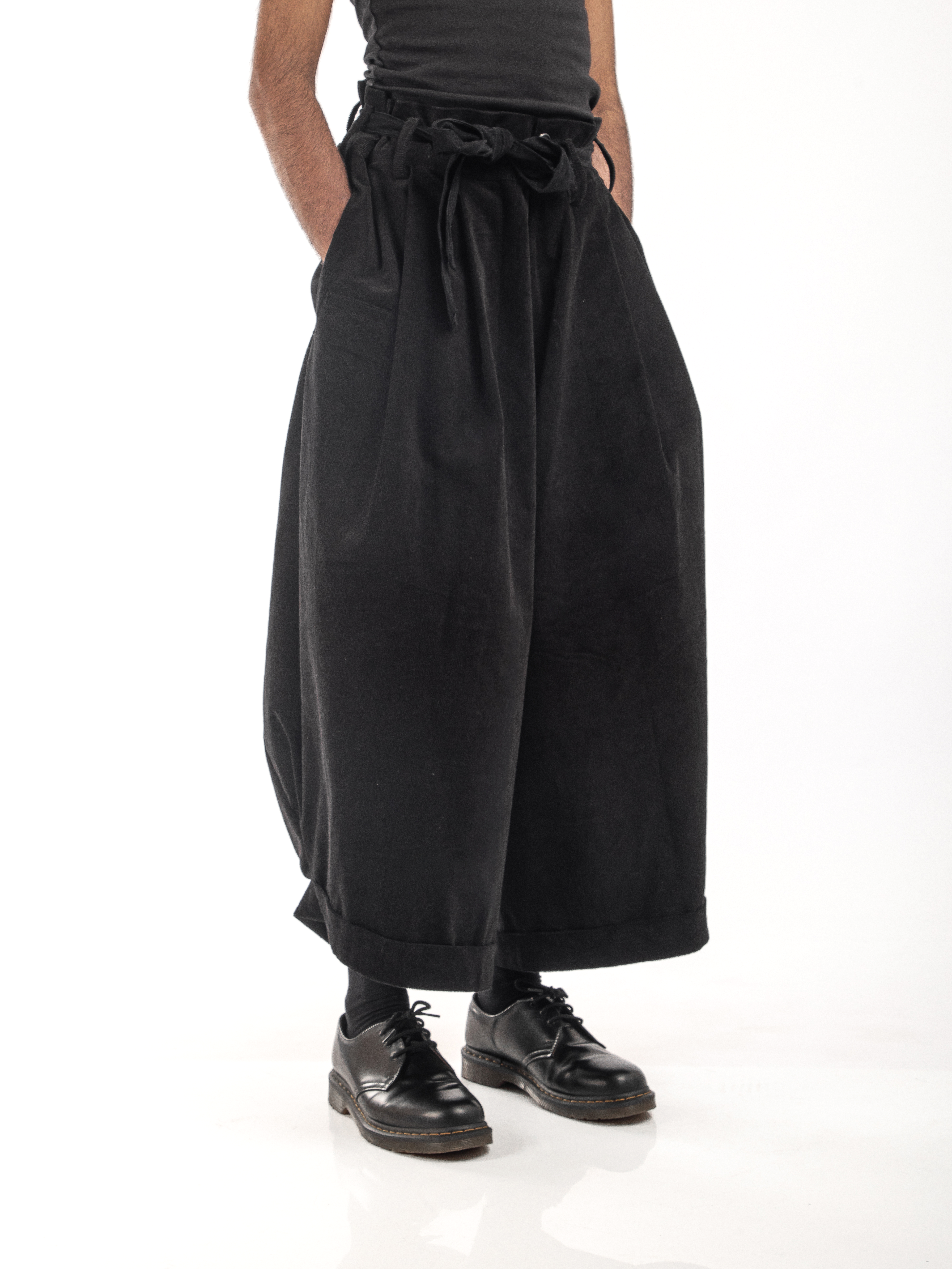 CORDUROY DROP CROTCH TROUSER