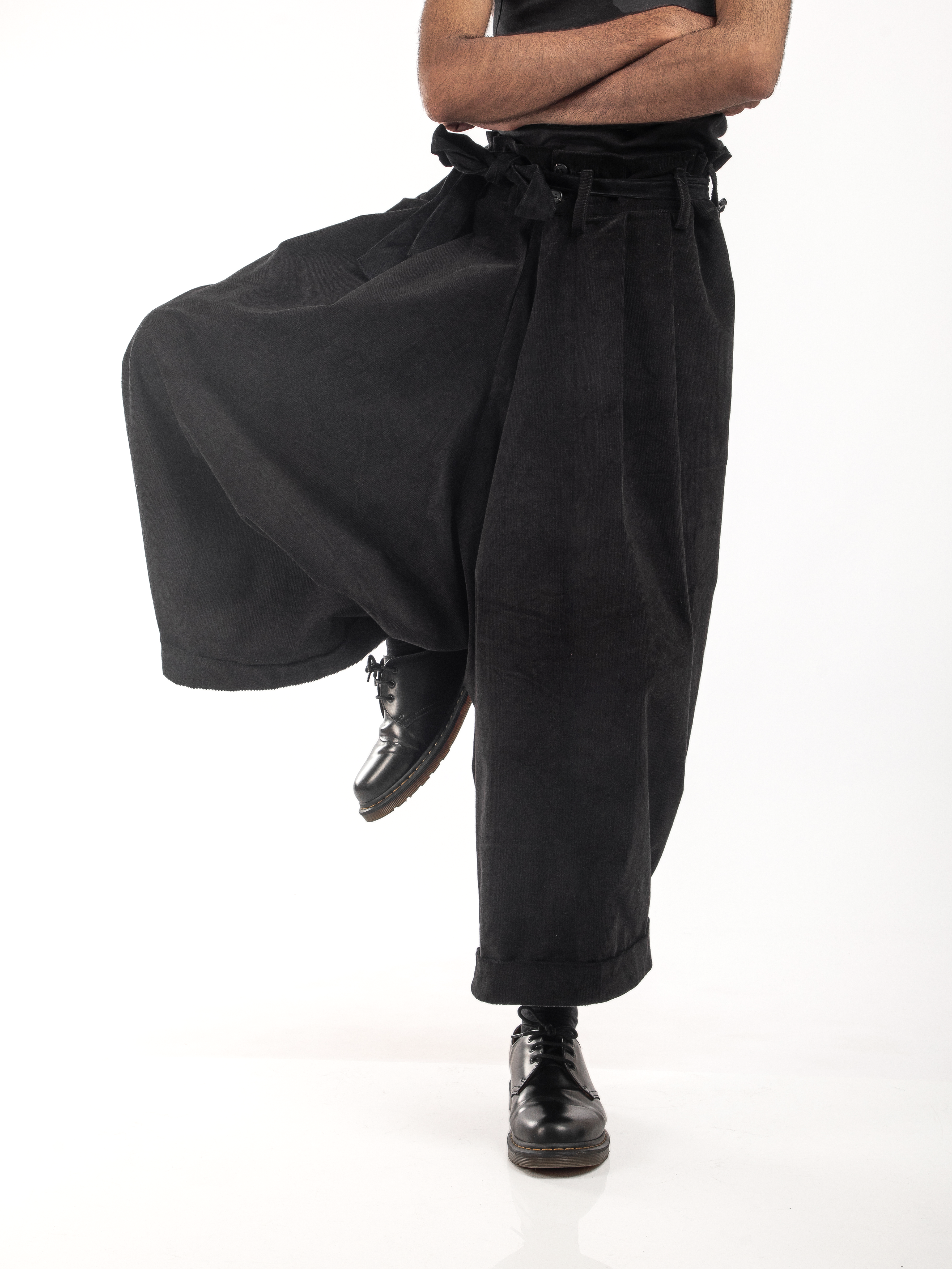 CORDUROY DROP CROTCH TROUSER