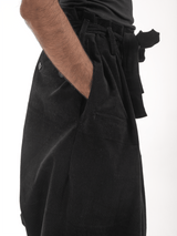 CORDUROY DROP CROTCH TROUSER