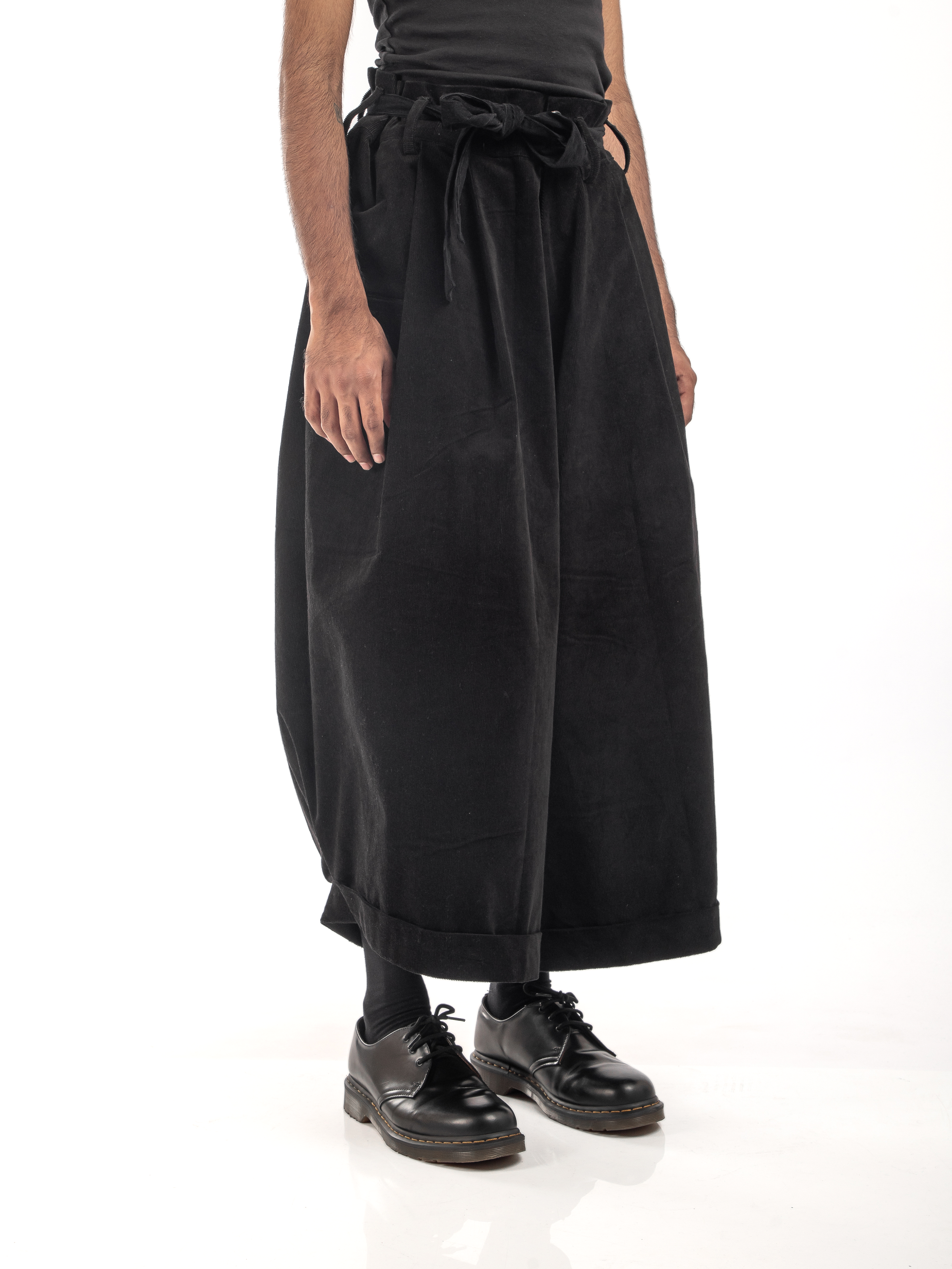 CORDUROY DROP CROTCH TROUSER