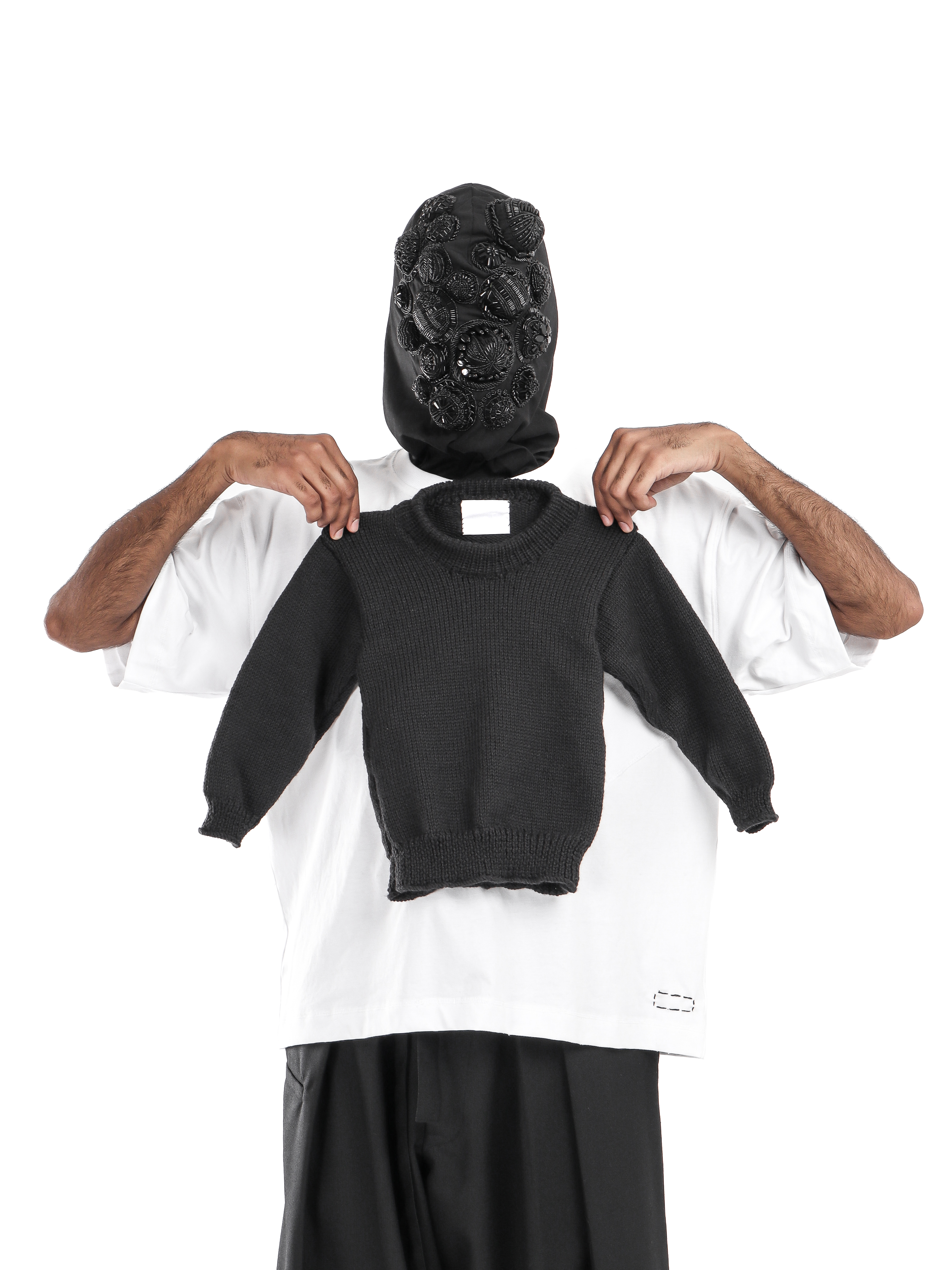 BABY SWEATER SCARF BEANIE THING