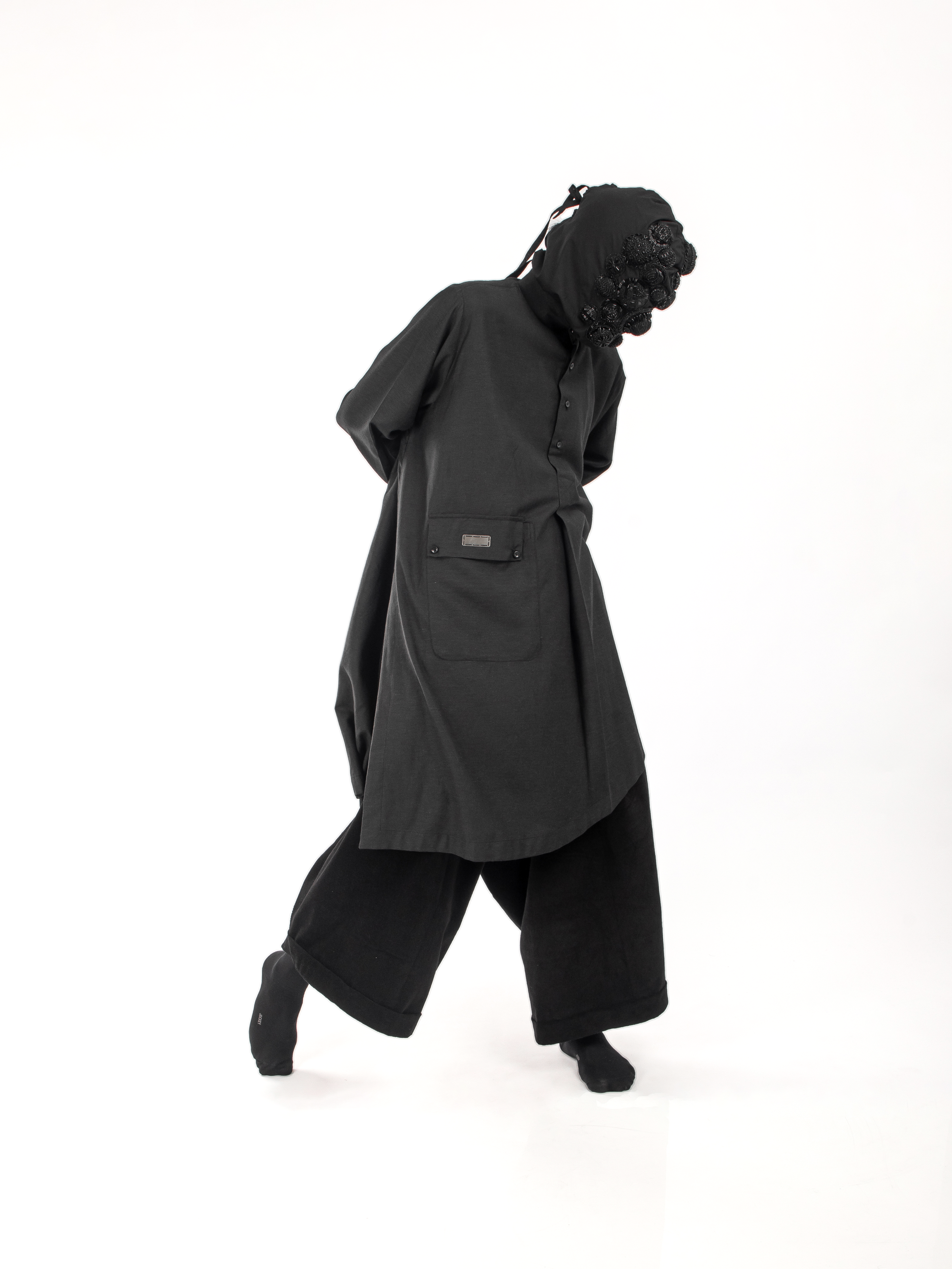 CORDUROY DROP CROTCH TROUSER