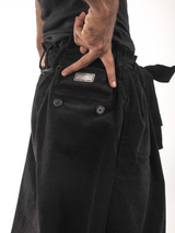 CORDUROY DROP CROTCH TROUSER