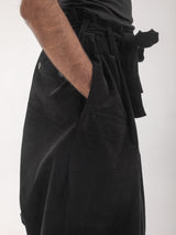 CORDUROY DROP CROTCH TROUSER