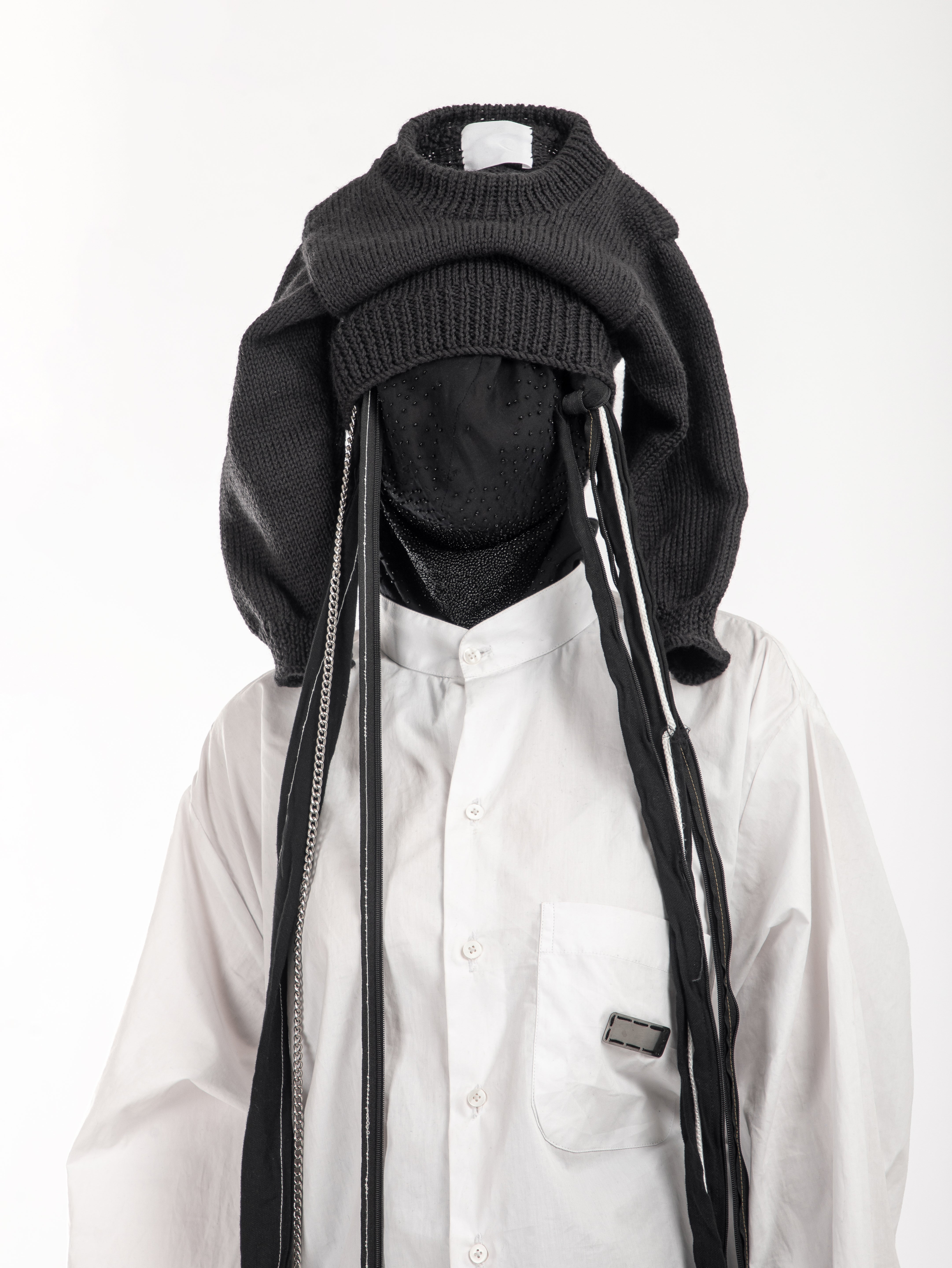 BABY SWEATER SCARF BEANIE THING