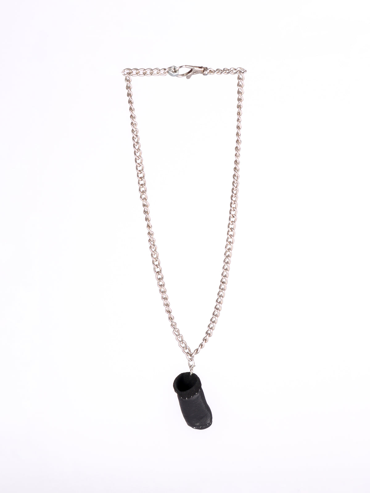 LEATHER THIMBLE PENDANT