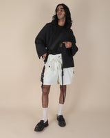 Canvas Cargo Shorts - Eggshell - GARUDA