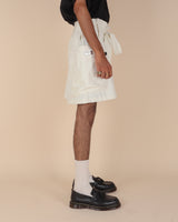 Canvas Cargo Shorts - Eggshell - GARUDA