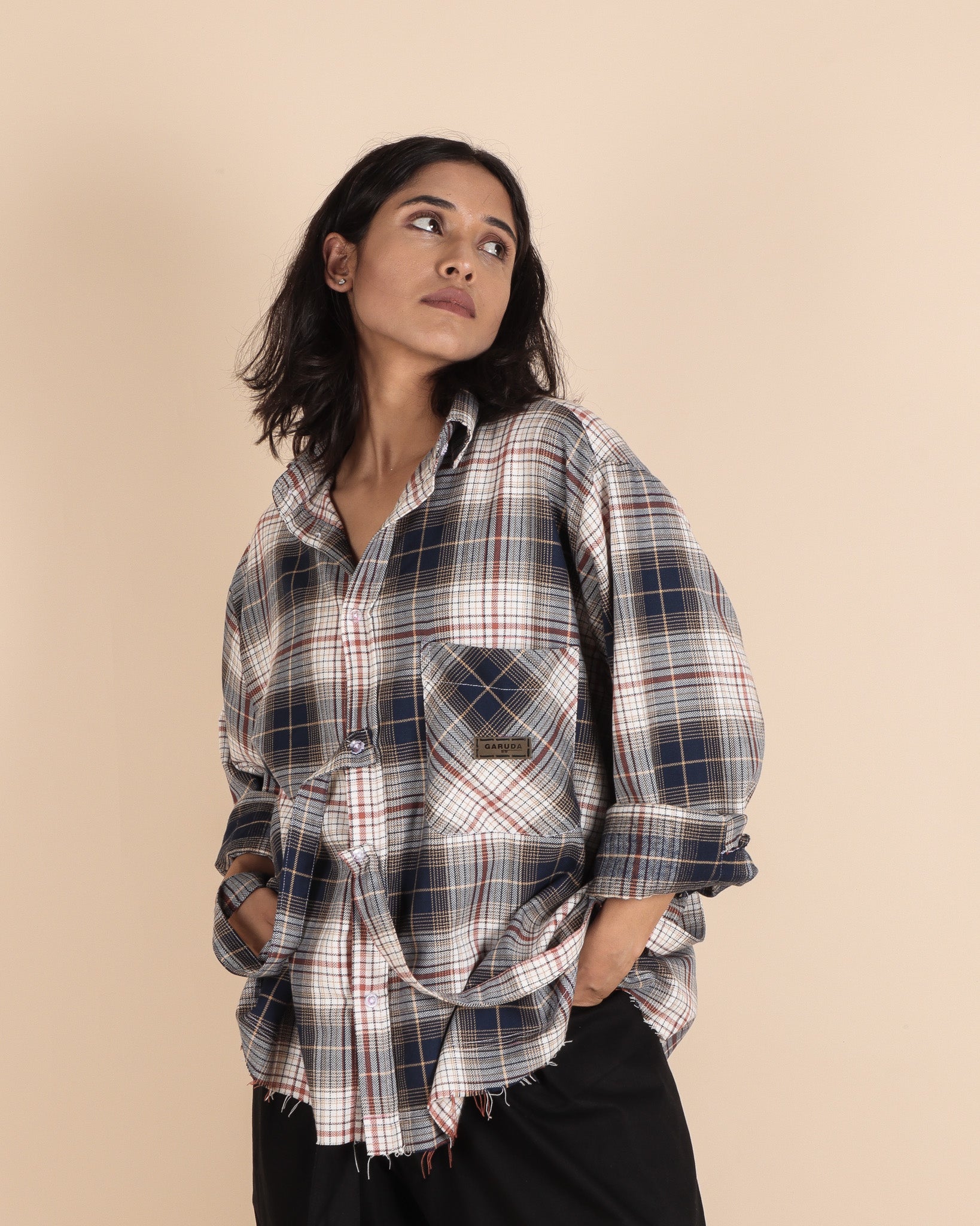 Cotton Flannel Shirt - Mixed - GARUDA