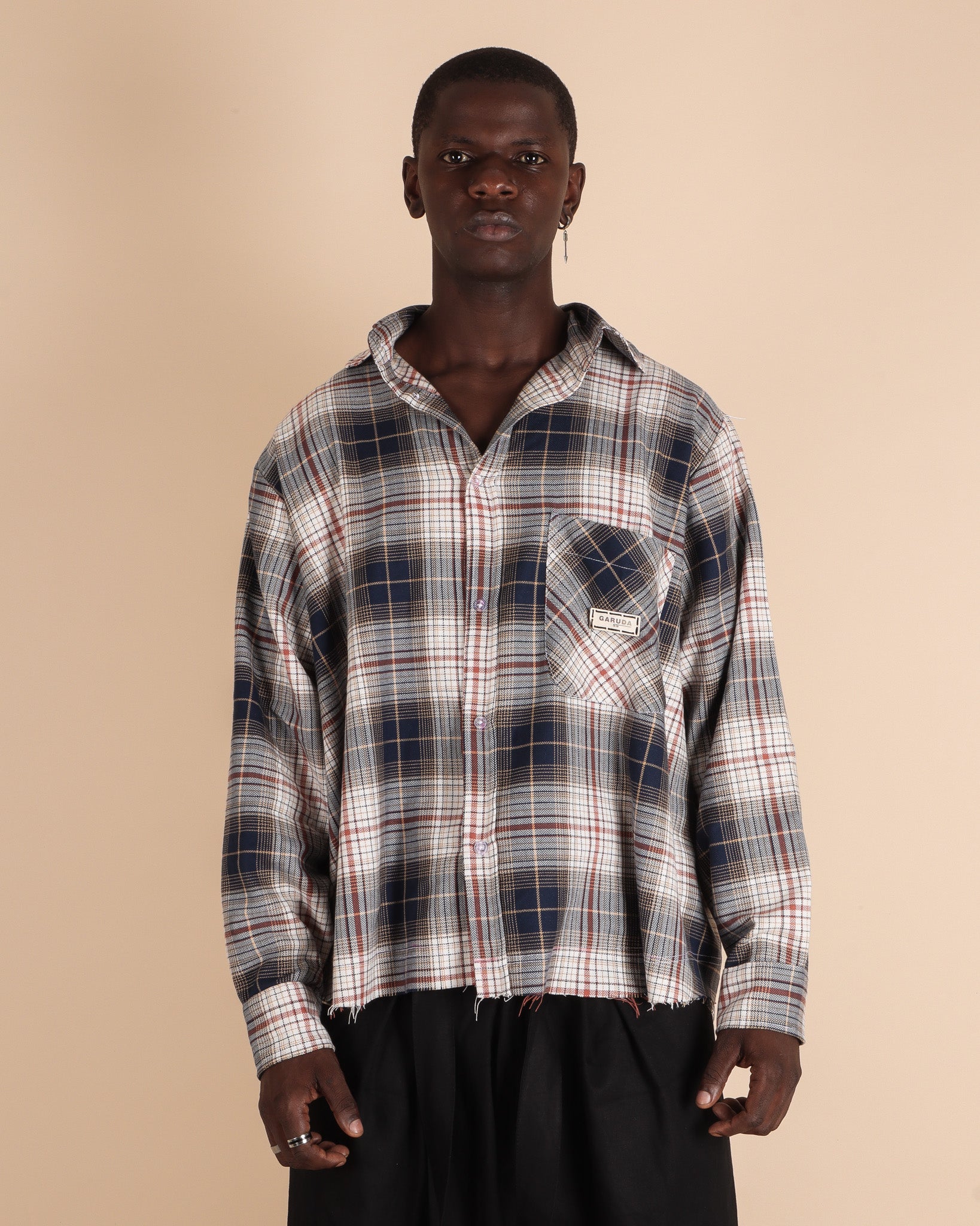 Cotton Flannel Shirt - Mixed - GARUDA