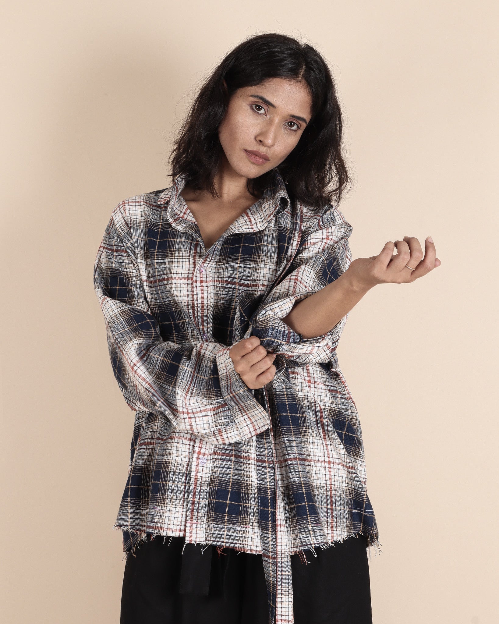 Cotton Flannel Shirt - Mixed - GARUDA